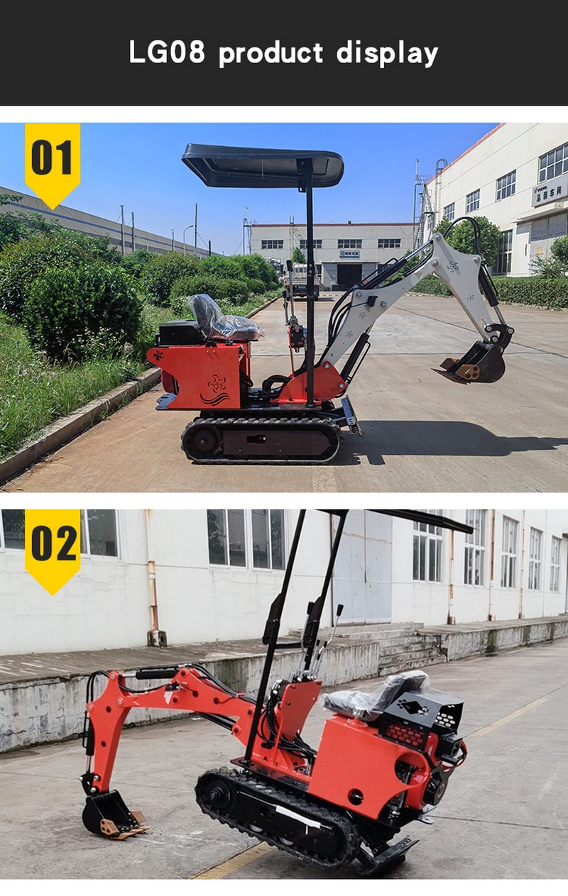 kv08 0.8ton mini excavator 8a