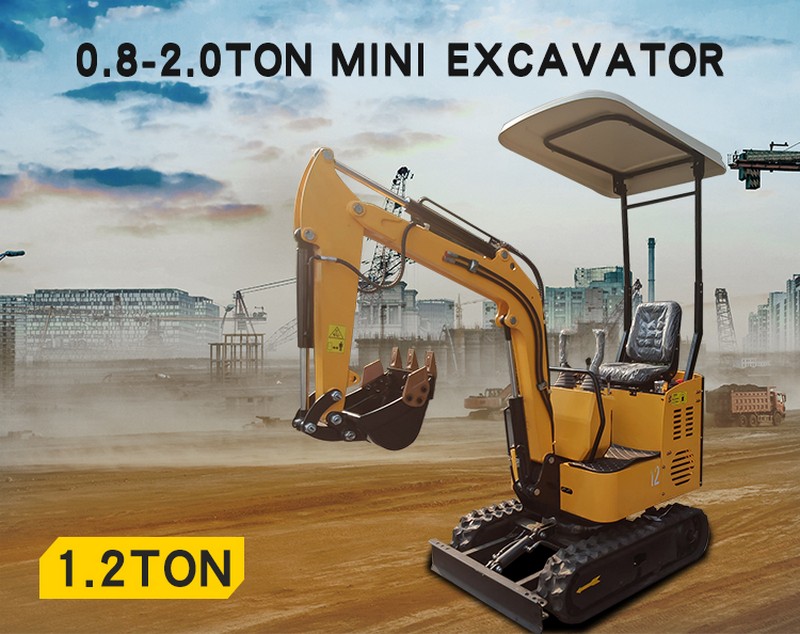 kv12 lithium battery mini excavator 6