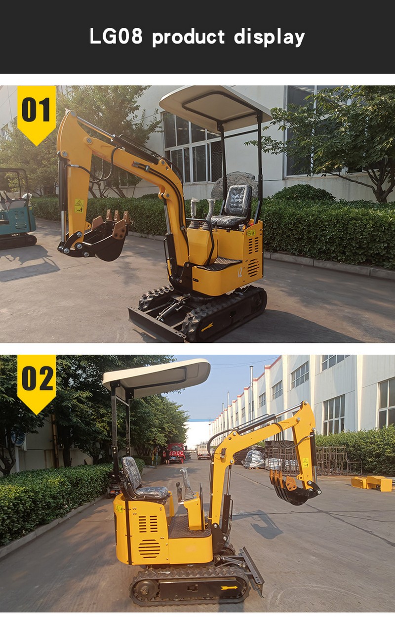 kv12 lithium battery mini excavator 7